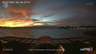 13102024  C2023 A3 Tsuchinshan–ATLAS timelapse from Ohrid Ohrid Info by 2S comet ohrid live [upl. by Koah]