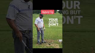 1 hybrid tip  most people dont realize 🤔 golftips golfswing improveyourgame golf [upl. by Niac]