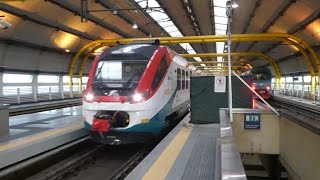 レオナルド・エクスプレス フィウミチーノ空港駅発車 Leonardo Express at Roma Fiumicino Airport [upl. by Sirromaj]