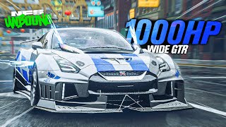 Need for Speed Unbound  1000HP Nissan GTR Widebody Customization [upl. by Milli]