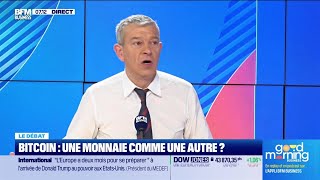 Nicolas Doze face à JeanMarc Daniel  Bitcoin une monnaie comme une autre [upl. by Idonna]