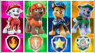 Paw Patrol Super Dance  Marshall  Zuma  Chase  Rocky  in Tiles Hop Edm Rush [upl. by Carmelo]