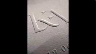 Embossed wedding invitations from The Print Warehouse [upl. by Anawal98]