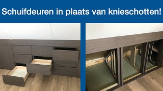 Schuifdeuren in plaats van knieschotten [upl. by Fates474]