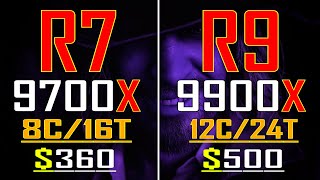 RYZEN 7 9700X vs RYZEN 9 9900X  PC GAMES TEST [upl. by Mccormick]