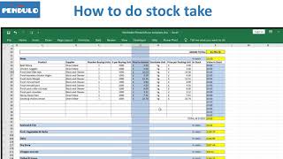 How to do the stock take at your restaurant [upl. by Dragde530]