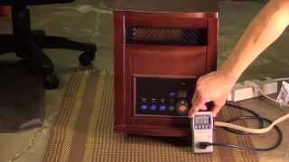 Life Smart Infrared Heater Shutting Off  Cools  Turns Back On Thermostat switch KSD301 [upl. by Oigroig347]