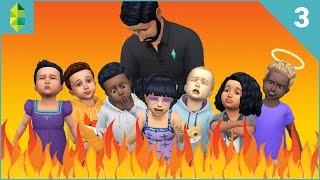 The Sims 4  SEVEN Toddler Challenge  Part 3 [upl. by Cynarra]