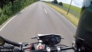 Husqvarna Nuda 900R 3070 MPH in gear acceleration [upl. by Dukey]