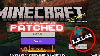 Minecraft PE patched 12141 Download link free  downloadoffice link minecraft patch [upl. by Alehcim971]