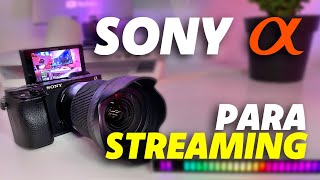 Como configurar camara SONY para STREAM  Angel Mendez [upl. by Eicram]