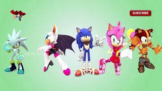 Sonic Boom Finger Family Super Finger Family Children Rhymes [upl. by Notsirk]