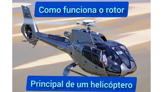 Esquema de como funciona um rotor principal de um helicóptero [upl. by Ettecul]