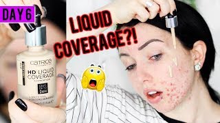 OMGCatrice HD LIQUID COVERAGE FOUNDATION First Impression Review amp Demo 15 DAYS OF FOUNDATION [upl. by Krysta]