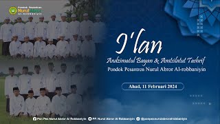 ILAN ANDZIMATUL BAYAN amp AMTSILATUT TASHRIF  PONPES NURUL ABROR ALROBBANIYIN DIV NUBDZAH [upl. by Prudy]