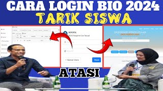 CARA LOGIN KE BIO DAN PERBAIKI DATA  INPOR DATA SISWA  ATASI YANG BELUM MASUK  PD ANBK 2024 [upl. by Nagn]