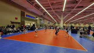 JVA Rock n rumble 11424 DG warriors 16 gold vs SCbandits 1st game gold bracket play Set 1amp2 [upl. by Neelyam330]