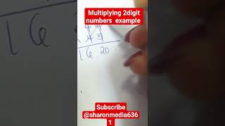 multiplying 2 digit numbersExample shortvideos math mathstricks shorts matemática subscribe [upl. by Yhcir]