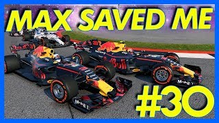 F1 2017 Career Mode  VERSTAPPEN SAVED THE RACE Part 30 [upl. by Nylyaj693]