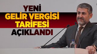 NUREDDİN NEBATİ 2023 YILI GELİR VERGİSİ TARİFESİNİ AÇIKLADI [upl. by Allemac]