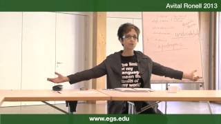 Avital Ronell On writing a dissertation 2013 [upl. by Esele]