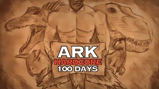 I Survived 100 Days of The Island  ARK Survival Evolved Discoloration Issue [upl. by Koo843]