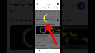 Google Easter Egg  Total Solar Eclipse 2024  Solar Eclipse [upl. by Ssalguod]