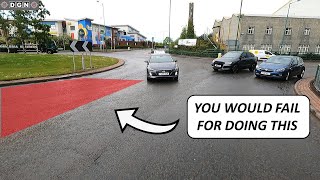 Staying in the Correct Lane on Roundabouts  60 SECOND DRIVING TIP [upl. by Coward141]