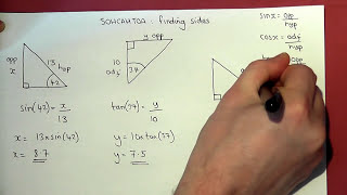 Trigonometry Basics  how to find missing sides and angles easily 6 Golden Rules of SOHCAHTOA [upl. by Eikcor35]