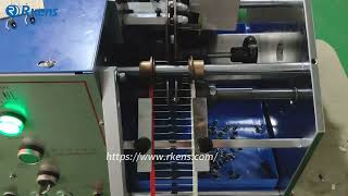 RS907FK axial components diodeampresistor vertical stand up mount forming machine with kink [upl. by Puto]