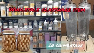 Best glassware shop in Coimbatore  exclusive glass items at best prices [upl. by Notaek872]