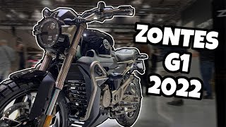 ZONTES ZT 125 G1 2022 Walkaround Eicma 2021 [upl. by Nannek]