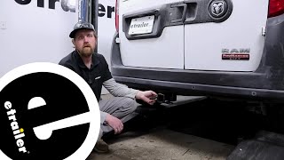 etrailer  Curt TConnector Vehicle Wiring Harness Installation  2017 Ram ProMaster City [upl. by Mcroberts]