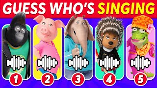 🔊 Guess Whos SINGING 🎤🐷🐨 Sing 1 amp 2  Johnny Rosita Meena Gunter [upl. by Asyal]