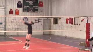 Carly Miller 14 Setter Training with Cathy Noth Jump Setting [upl. by Laura764]