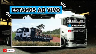 ESTAMOS AO VIVO COM FanBrasilGames  GRUPO FB  MAPA RANCHO FUNDO  FARMING 22 PC E CONSOLE [upl. by Ynnam]