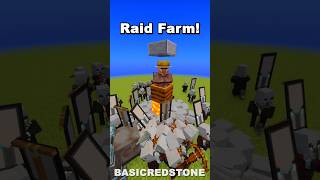 Minecraft Raid Farm 121 shorts [upl. by Neils437]