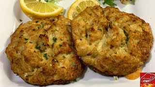 Crab Cake Recipe  How To Make Crab Cakes [upl. by Alliuqat915]