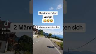 Kakka auf der Waage 🤣 waage kakka scheiße männer kurzwitz flachwitz woldoman viralvideo fpy [upl. by Ahsakal885]