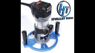 New Universal Woodworking Router SubBase Aluminum construction HValley Tools [upl. by Ennovad388]