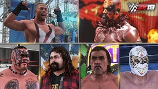 WWE 2K19  43 Highly Rated Created Wrestlers You Should Download Now [upl. by Earahc9]