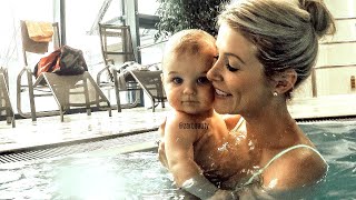 Mommys Little Water Baby He LOVES It [upl. by Anaujnas]