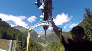 Ischgl SkyFly zipline [upl. by Consuela506]