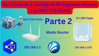 Asi Conecté y Configuré Mi Segundo Router a la ONT ZTE F660L parte 2 [upl. by Patrizius]