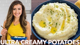 Ultra Creamy Mashed Potatoes Recipe  Natashas Kitchen [upl. by Tessie]