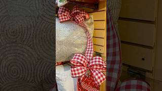 Tutorial lazo navideño 🎀 christmaschristmas diychristmas diy tutorial navidad [upl. by Aimej]