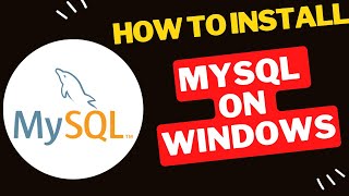 How to install MySQL on Windows [upl. by Ecnerrat]