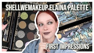 NEUTRALS AND MULTICHROMES  ShellWeMakeup Elaina Palette First Impressions [upl. by Tan777]