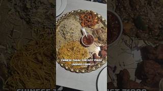 Chinese Thaal at Rs 1800  Food Inn Royale Oshiwara  Mumbai [upl. by Katalin]