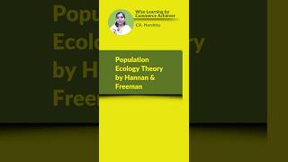 Population Ecology Theory by Hannan amp Freeman [upl. by Hirst]